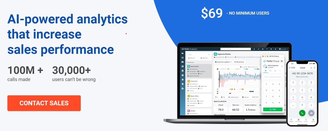 RevComm, AI-powered voice data platform designed specifically for business communication