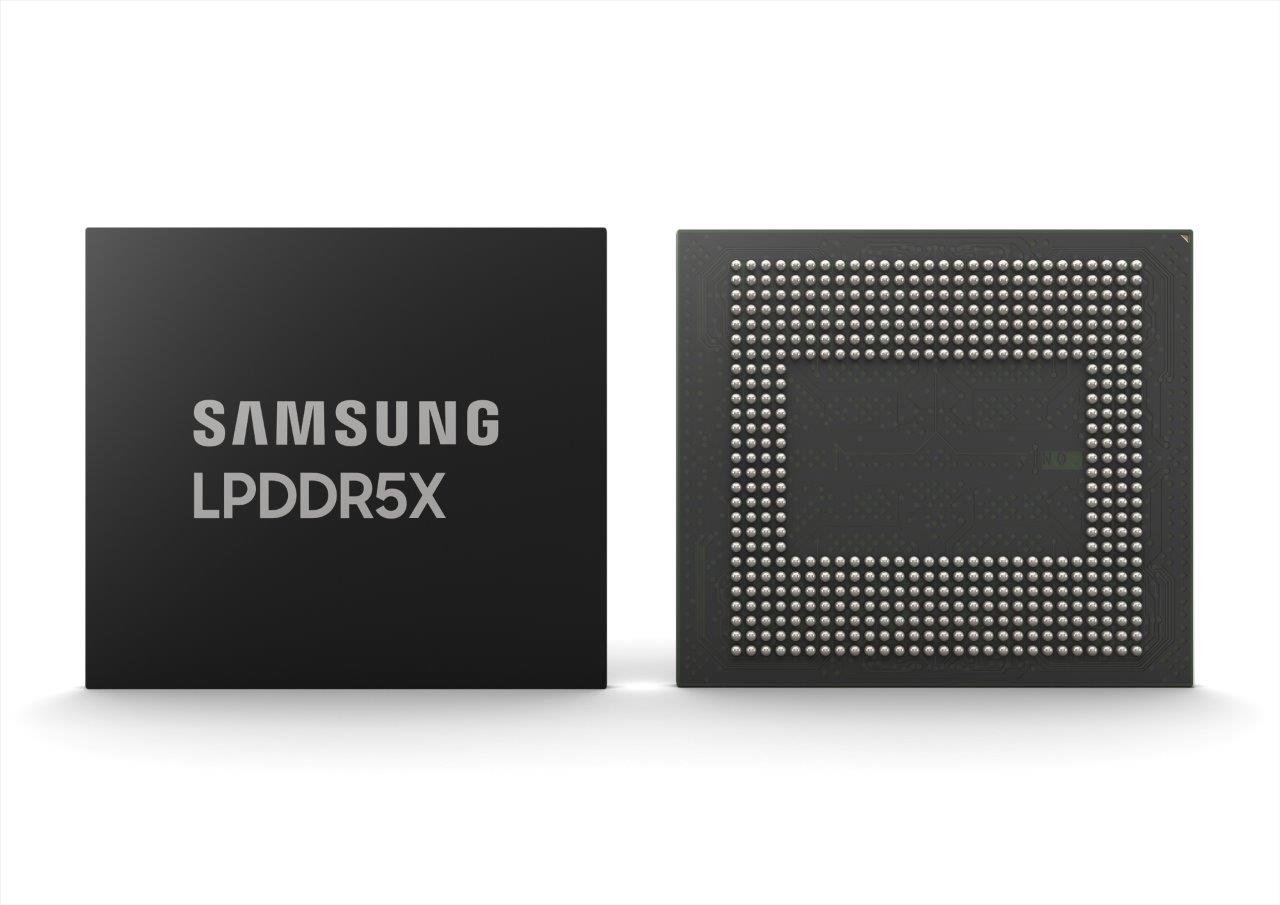 Samsung LPDDR5X: 12nm DRAM with 10.7 Gbps speed