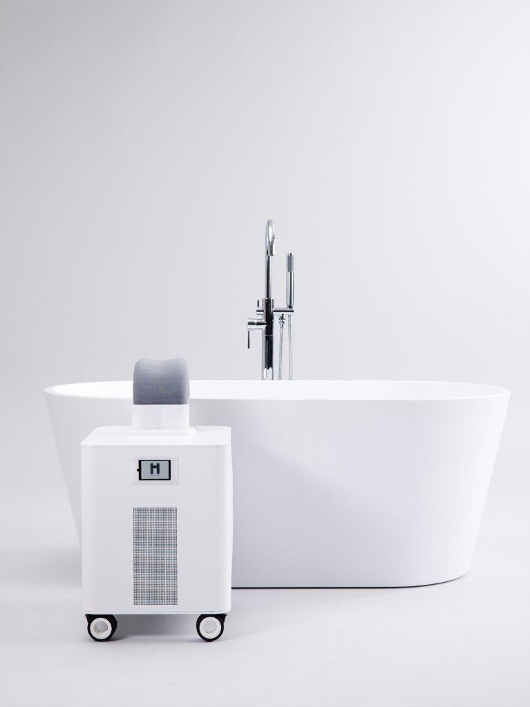 HomePlunge, cold plunge system designed for the home bathtub.