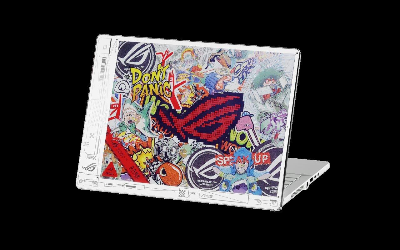 Project Dali: An ROG laptop with a customizable e-ink lid