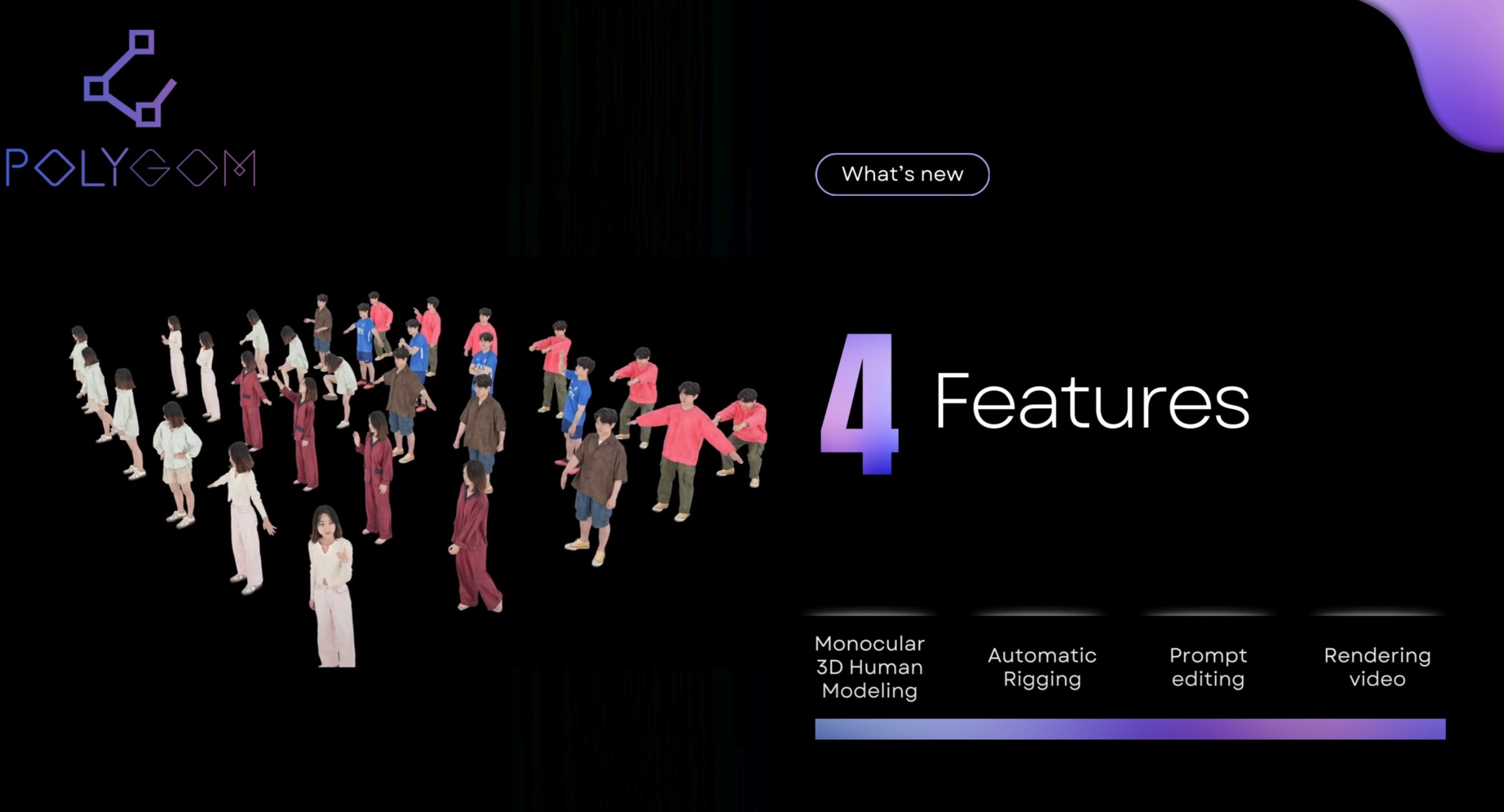 Polygom: Personalized 3D Avatar Creation Technology