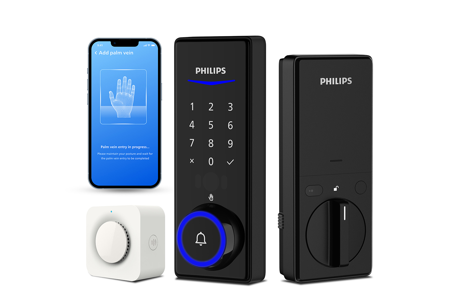 Philips Wi-Fi Palm Recognition Smart Deadbolt