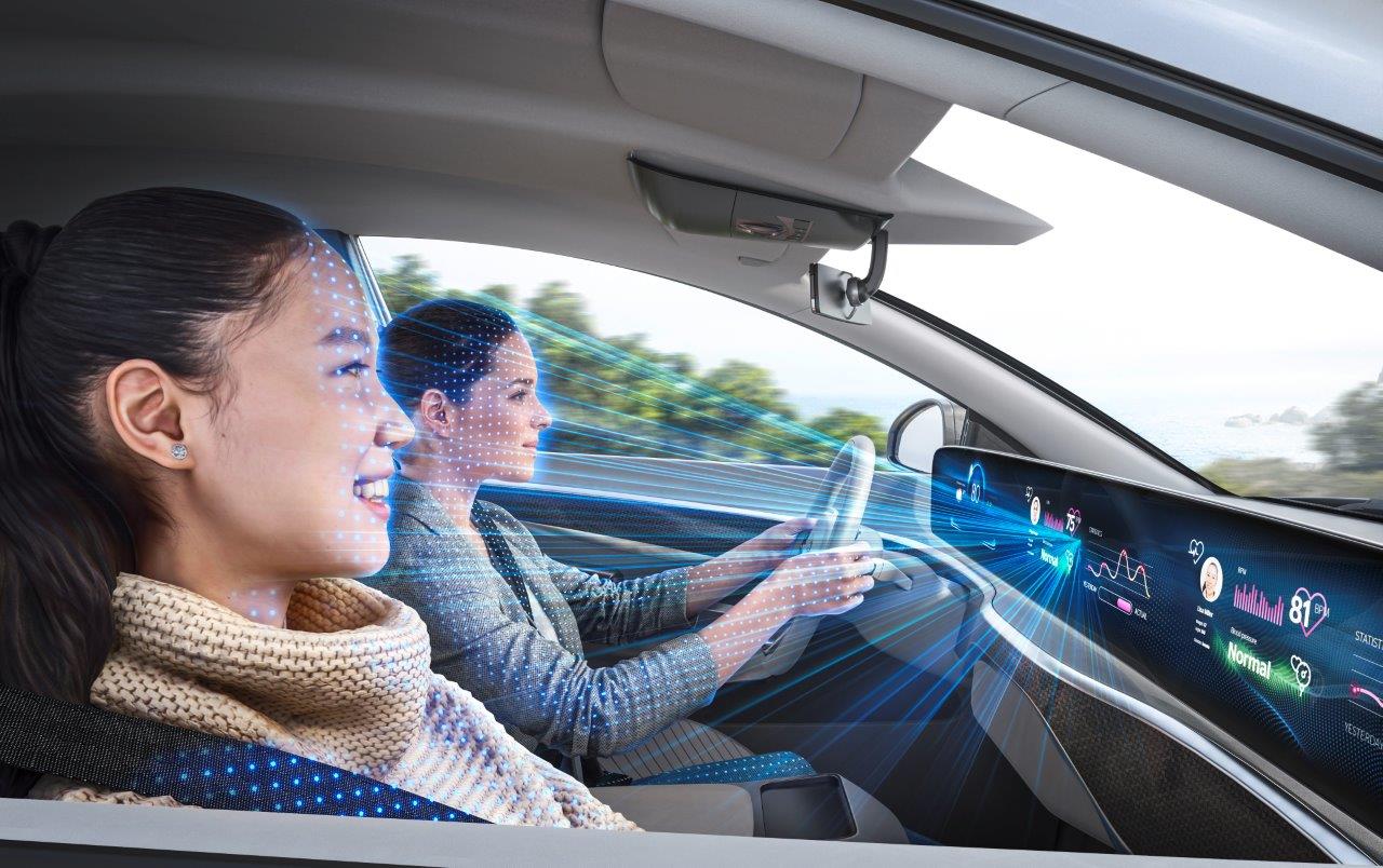 Continental's Invisible Biometrics Sensing Display