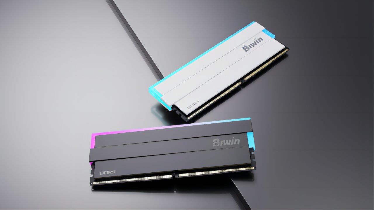 Biwin Black Opal DW100 DDR5 RGB U-DIMM memory