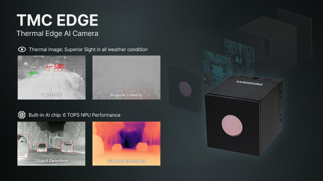 TMC EDGE: Thermal Edge AI Camera for Autonomous and More